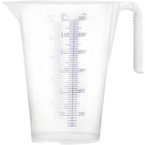 Cruche de mesure PP, transparente