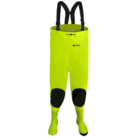 Cuissardes Hi-Vis avec bottes de s'Š¢curit'Š¢ S5 (1/5)