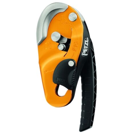 Petzl – Dispositif de rappel RIG – Descendeur compact autofrein – Charge maximale 250kg – Compatible corde 10 à 11.5mm – Système AUTO-LOCK