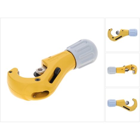 Rems – Coupe-tube pour cuivre et acier inoxydable Ø3-35 mm – Ébavureur intégré – Rouleaux trempés pour coupe précise – Maniabilité optimale