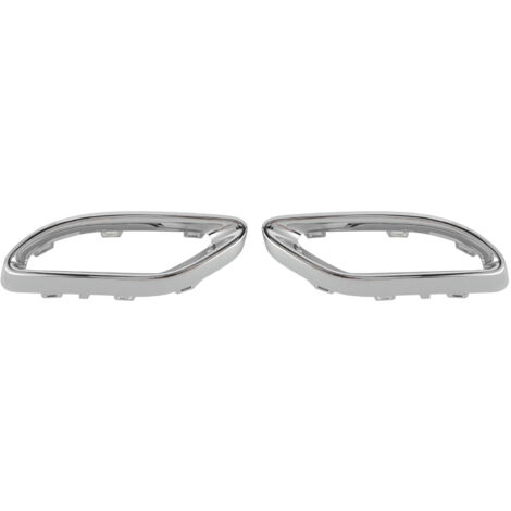 Eosnow Couvercle d'embout d'échappement chromé brillant, garniture de remplacement pour mercedes-benz A B C E GLC classe cls W177 W247 W205 W213 X253 C257