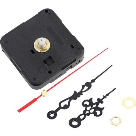 Eosnow,Mécanisme de bricolage noir pièces de mouvement d'horloge à Quartz Kit d'outils de réparation de remplacement