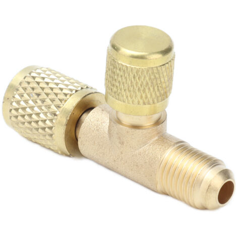 gohantee R12 AC Iniettore di tintura a Olio per R134a R22 2 oz, siringa di riempimento dell'olio con 1/4 SAE Femmina x Maschio 1/4 SAE Maschio, Strumento di iniezione Universale A/C