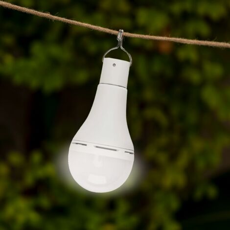 Bombilla LED recargable por USB, luz de Camping de 200w, 5 modos de  iluminación, luz colgante para tienda de trabajo, Bombilla de emergencia  portátil para jardín y exteriores