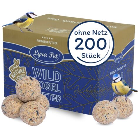 200 pcs. Lyra Pet® Premium Boulettes pour mésanges sans filet à 85 g
