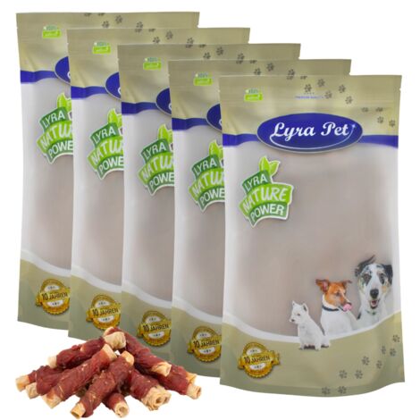 5 kg de rouleaux à mâcher Lyra Pet® au magret de canard naturel