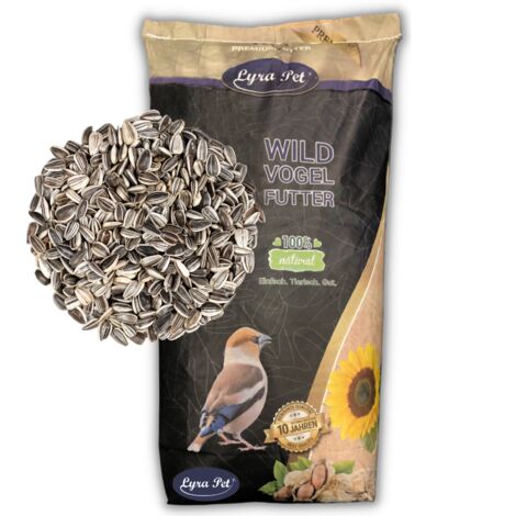 20 kg de graines de tournesol Lyra Pet® rayées Nouvelle récolte