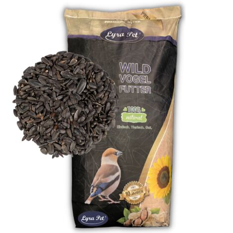 10 kg de graines de tournesol noires Lyra Pet® Nouvelle récolte