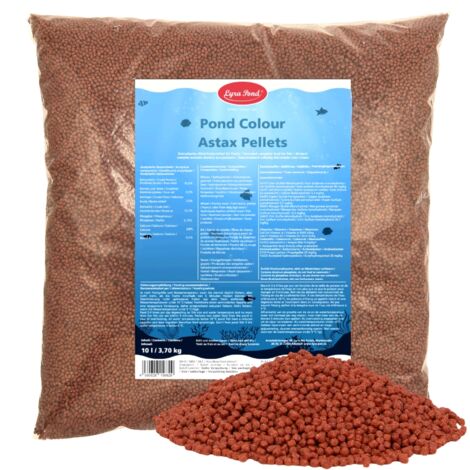 10 litres Lyra Pond® Pond Colour Astax pellets en seau MHD 8/2025