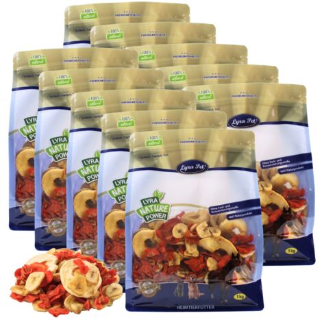 10 kg Lyra Pet® Mélange de fruits et légumes séchés