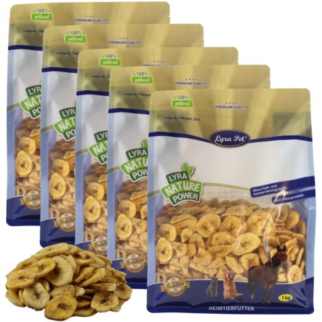 5 kg de bananes Lyra Pet® séchées