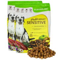 8 kg de friandise.Pet® Paula's Adult Sensitive Canard & Pomme de terre Nourriture sèche pour chiens Nourriture complète