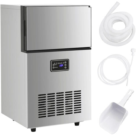 Appareil à glaçons 420 W argenté 45 kg / 24 h