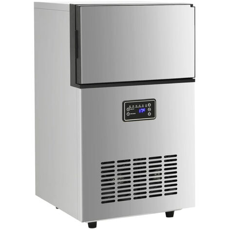 Appareil à glaçons 420 W argenté 45 kg / 24 h