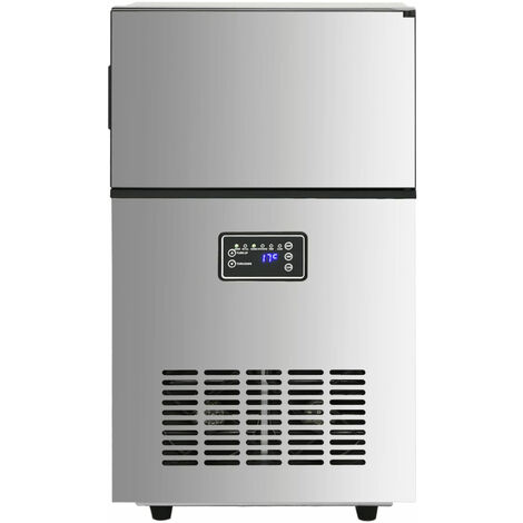 Appareil à glaçons 420 W argenté 45 kg / 24 h