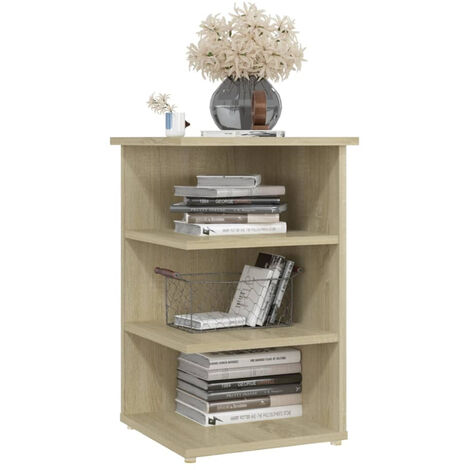 Armoire latérale,Chêne sonoma,35x35x55 cm,Aggloméré,Facile à nettoyer
