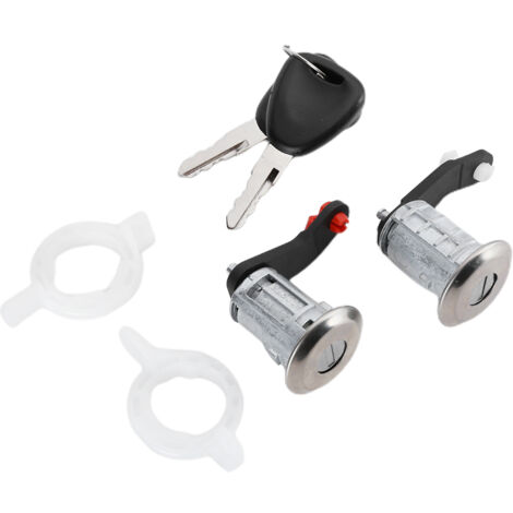 Kit Double Barillet De Serrure Avant Gauche + Droit Pour Renault Master 2, Mascott, Opel Movano A, Nissan Interstar