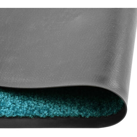 Paillasson lavable Cyan 60x90 cm