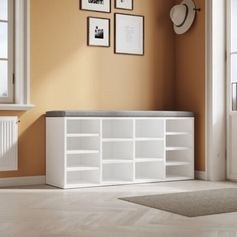 SONNI Schuhbank sitzbank Sitzbänke Schuhschrank Schuhregal mit