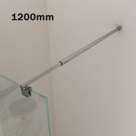 SONNI Haltestange Dusche Duschwand Edelstahl 70-120cm