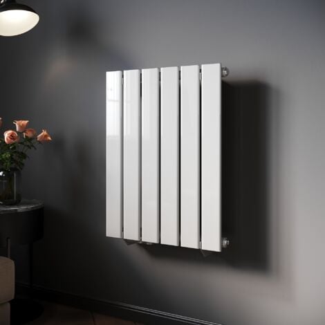 SONNI Design Heizkorper Paneelheizkörper Vertikal Einlagig Weiß Flachheizkörper 600x465mm, 1143W