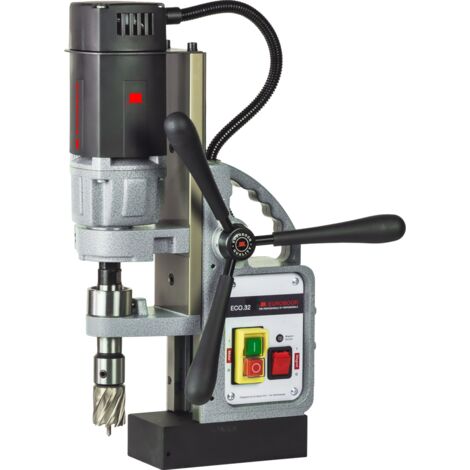 Euroboor ECO.32 Magnetbohrmaschine - Kernbohrer max. Ø 32 mm - 220-240 Volt, Frequenz 50-60 Hertz, Anschluss EU-Stecker - Drehrichtung: Uhrzeigersinn (1/5)