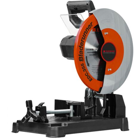 Euroboor EDC.355-66T EU2 Elektrische Trockenschnitt-Säge, 2480 W Motor, 0°-45° einstellbar, inkl. 66-Zahn Sägeblatt – Ideal für präzises Schweißen, funkenfreies Sägen