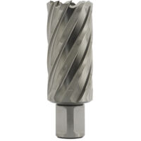 Euroboor HCL.250 HSS Kernbohrer - Bohrtiefe: 55 mm - Außendurchmesser: 25 mm - Anschluss: Weldon - Größe: 19.05 mm - Pilot Pin Hole 6.35 mm