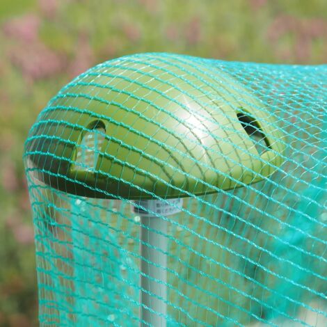 Plant Stake Dome Connector for Creating Fruit Cages, Netted Crop Covers & Protection Frames - Pack of 4 (Fits 16mm & 19mm Diameter Tubes)