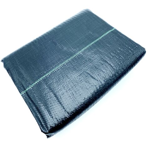 Weed Control Membrane Landscape Fabric for Gravel Driveway Path Flowerbed 2x6m (Pack of 2)