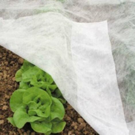 GardenSkill Garden Frost Protection Sheet 2x6m + 10 U-Pins, 50GSM Horticultural Fleece Winter Plant Shrub Cover + 22cm Steel Pegs