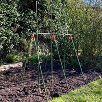 Heavy Duty Tomato Cage Planter & Extendable Plant Support Frame for Grow Bags, Greenhouse & Raised Beds