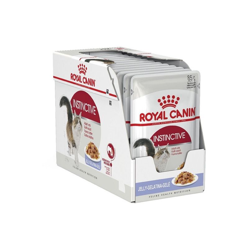 Royal Canin Instinctive en Gelatina - Caja completa 12 sobres 85 gr