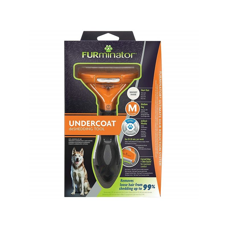 Cepillo para Perros FURMINATOR Perros PELO CORTO - Perro Mediano (9 a 23 kg)