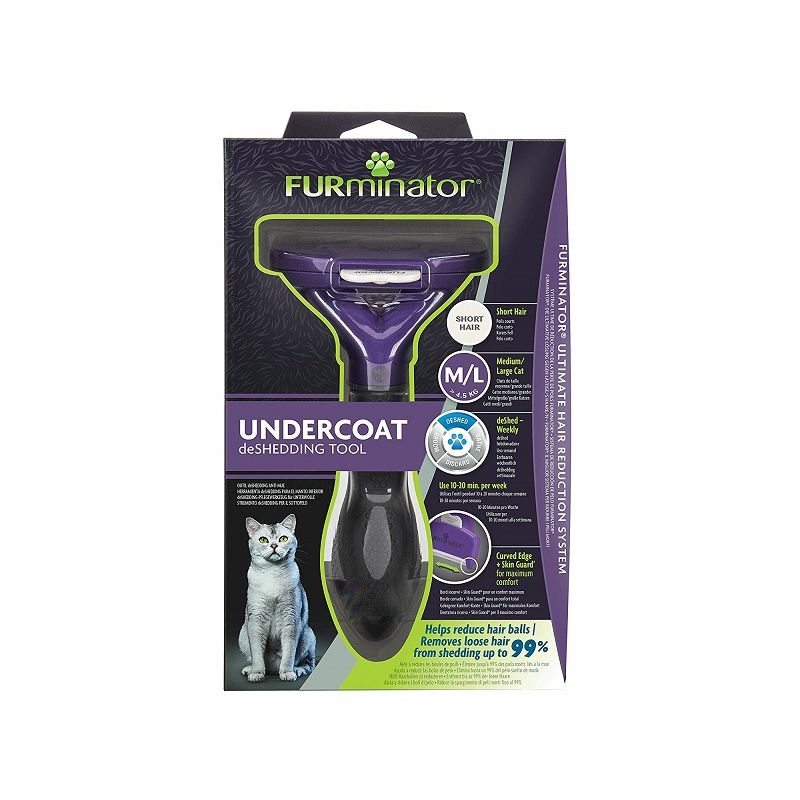 Cepillo para Gatos FURMINATOR Gato PELO CORTO - Talla M/L ( 4,5 kg)