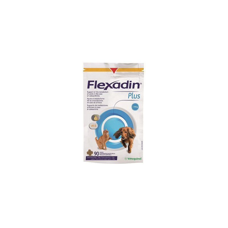 Complemento Alimenticio Para perros vetoquinol flexadin plus 90 tabletas razas pequeñas 434558 min comprimidos mascotas 1 10