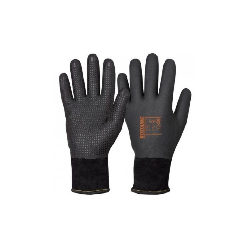 ROSTAING WINTERPRO Guantes para trabajos de Invierno, Resistente al Frío, Humedad y Temperaturas Extremas, Talla 9