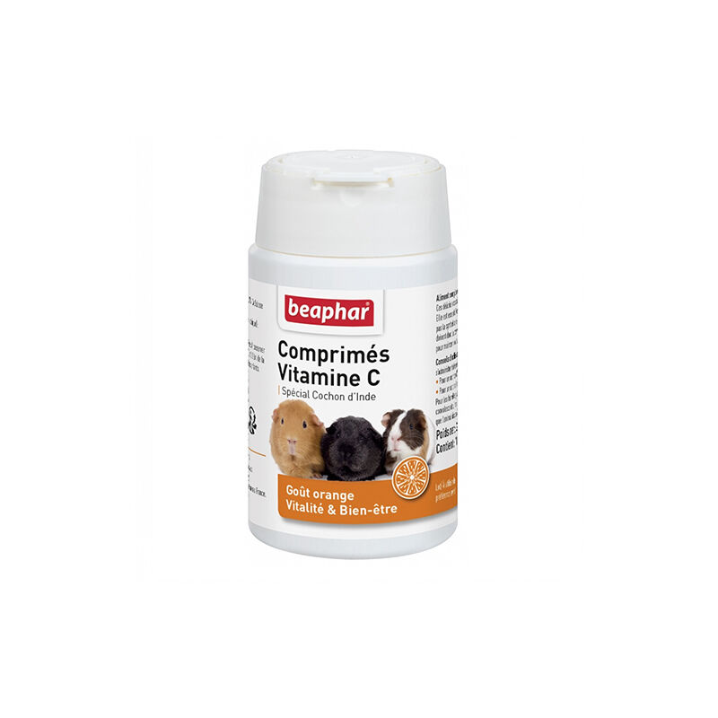 BEAPHAR Vitamina C para Cobayas, 50 comprimidos