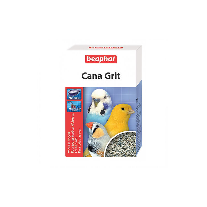 BEAPHAR CANA GRIT Complemento Alimenticio para Pájaros y Aves, 250 gr