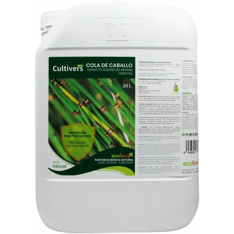 CULTIVERS Cola de Caballo Ecológica 20 L