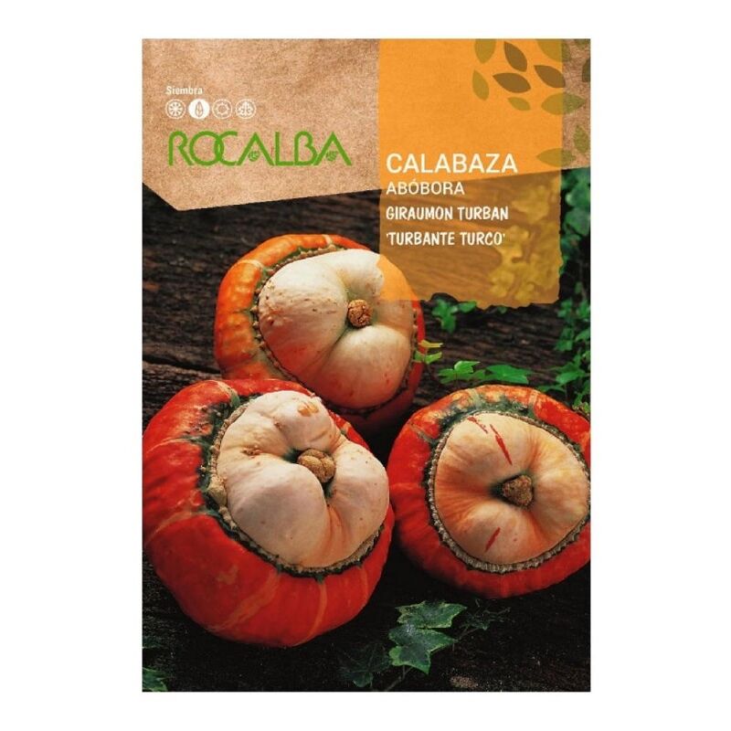 Semilla Calabaza Turco rocalba giraumont turbanturbante 5g