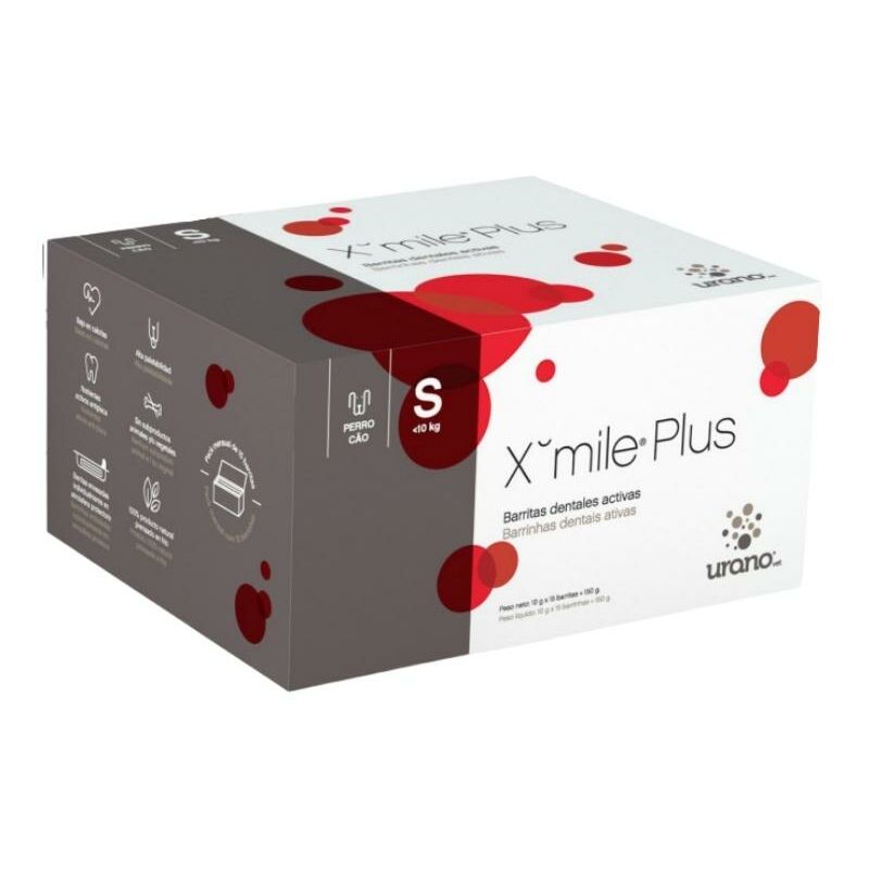 Urano Xmile Plus barritas dentales s 260gr 15ud 260 10 15