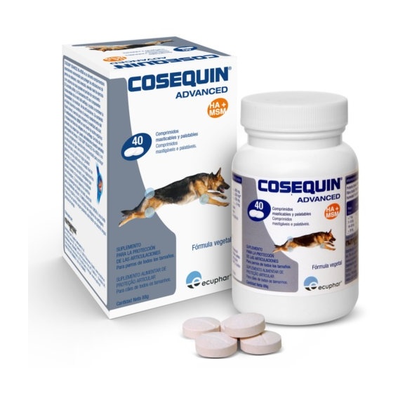 Condroprotector Cosequin Advanced para perros (Taste HA) - 40 COMPRIMIDOS