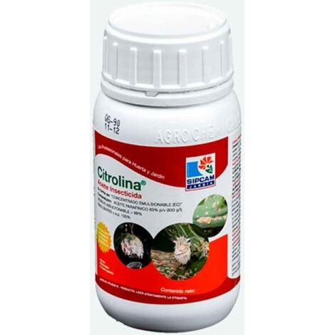 SIPCAM JARDÍN Citrol-ina Insecticida Aceite Parafina 79%, 100 ml