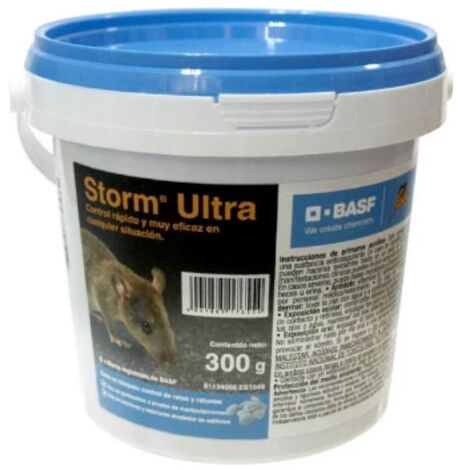 BASF Raticida STORM ULTRA Cebo en Óvulos 5g, Flocoumafen 0,0025%,