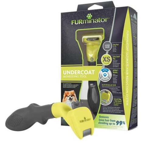 FURMINATOR Cepillo Undercoat Perros Pelo Largo, Razas Mini XS