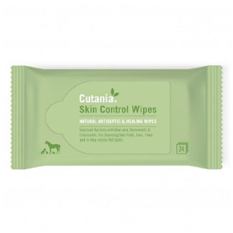 VETNOVA CUTANIA Skin Control Wipes 24 Toallitas