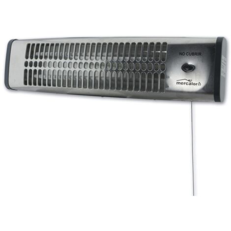 Estufa de Baño para Colgar, 2 Barras Cuarzo, Máx 1200w