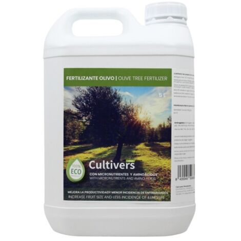 CULTIVERS Abono Olivo Líquido Ecológico 5 L