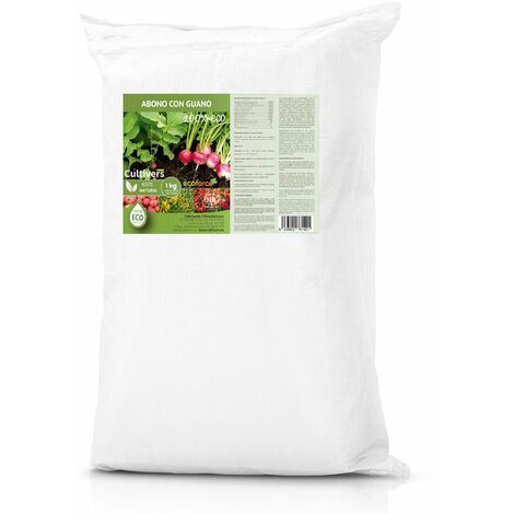 CULTIVERS Abono con Guano Ecológico 25 kg